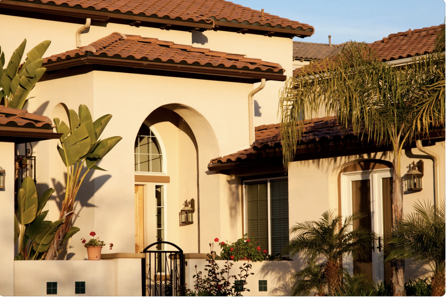 stucco home